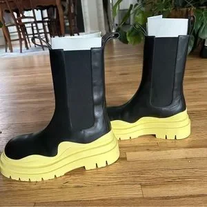 Bottega Veneta | Shoes | Bottega Veneta Black Yellow Tire  display picture 3